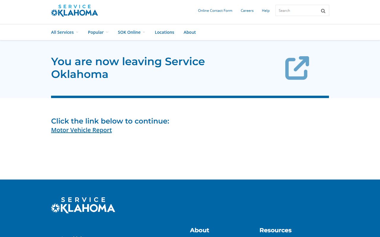 Woods County traffic driver record order page at Service Oklahoma